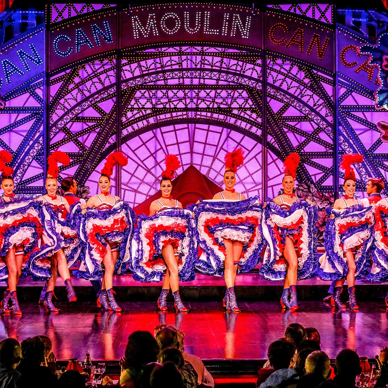 Cena y espectáculo en el Moulin Rouge de París con “Féerie”