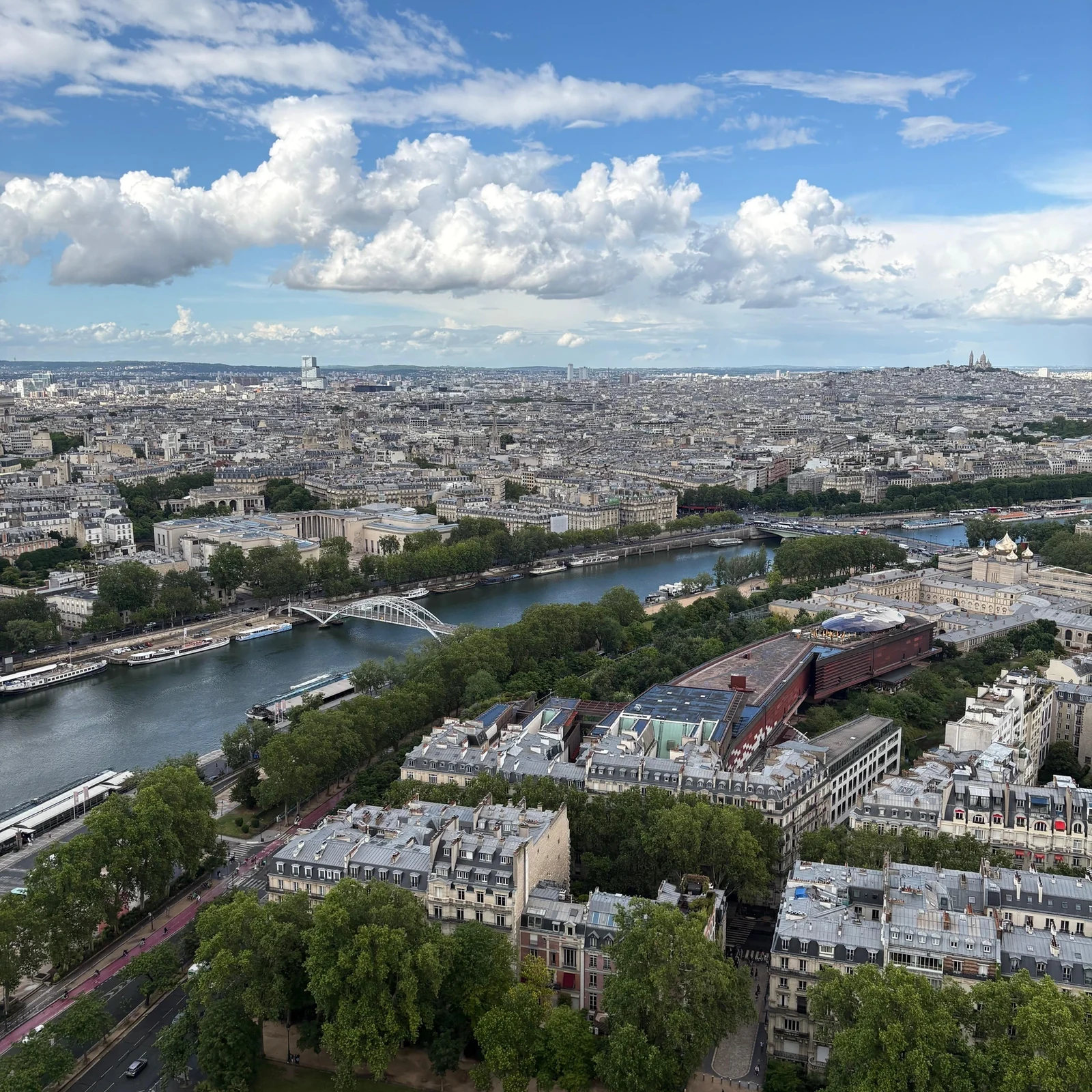 Eiffel Tower second floor or summit ticket