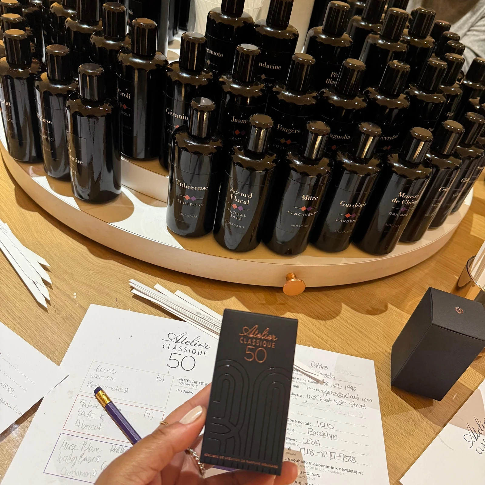 Molinard Parfum-Workshop in Paris