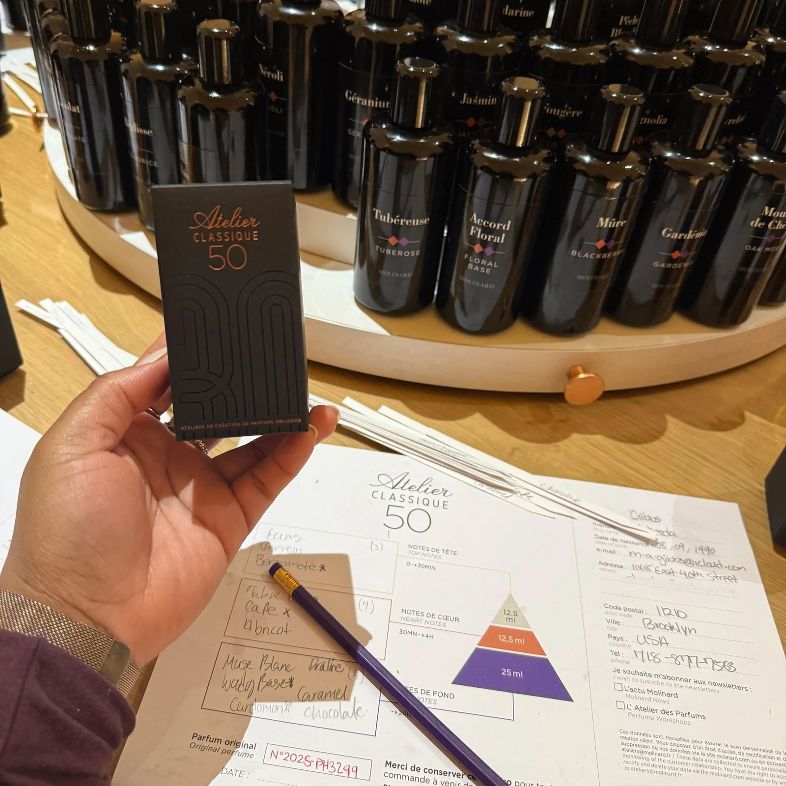 Molinard Parfum-Workshop in Paris