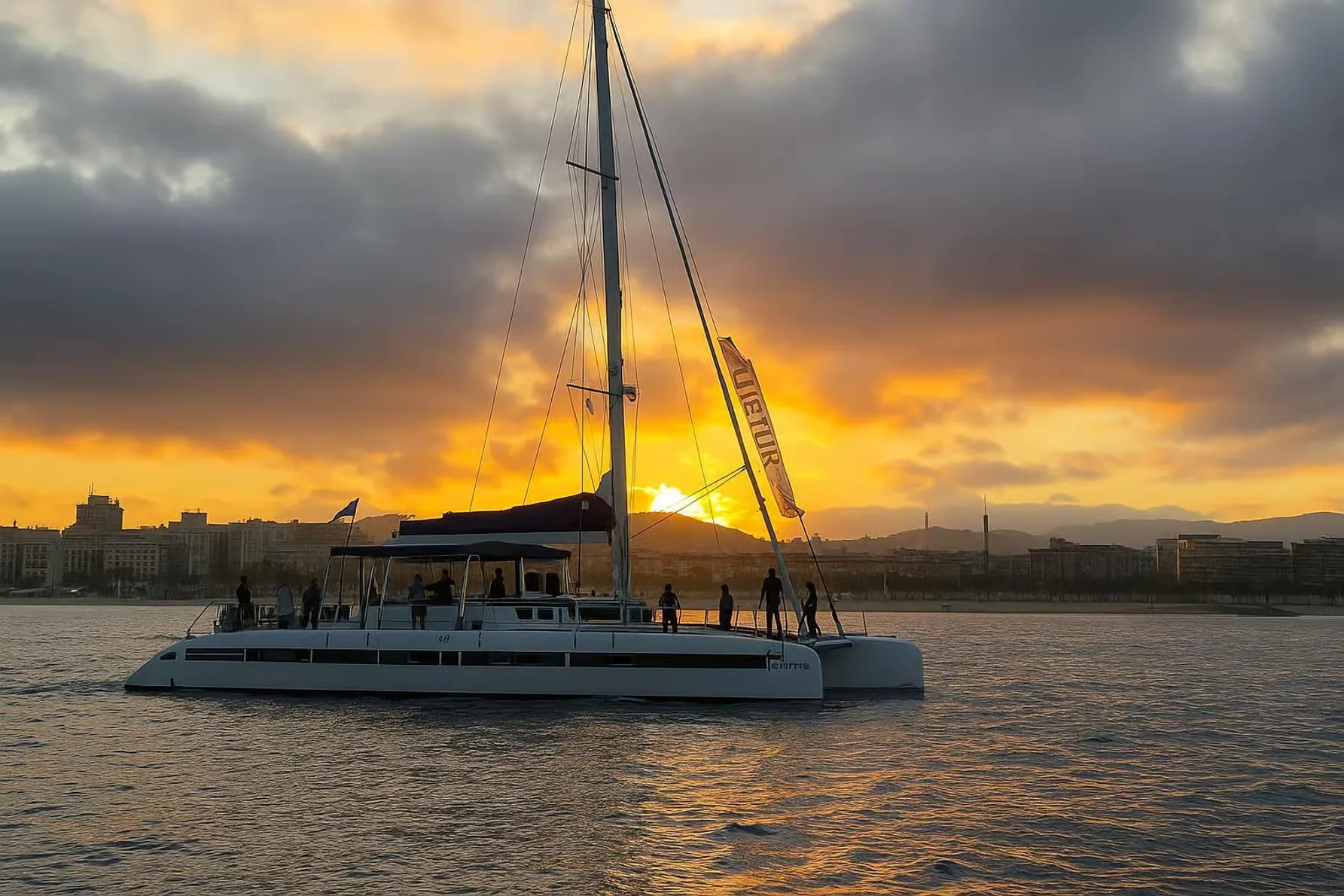 Barcelona: crucero diurno o al atardecer con bebidas