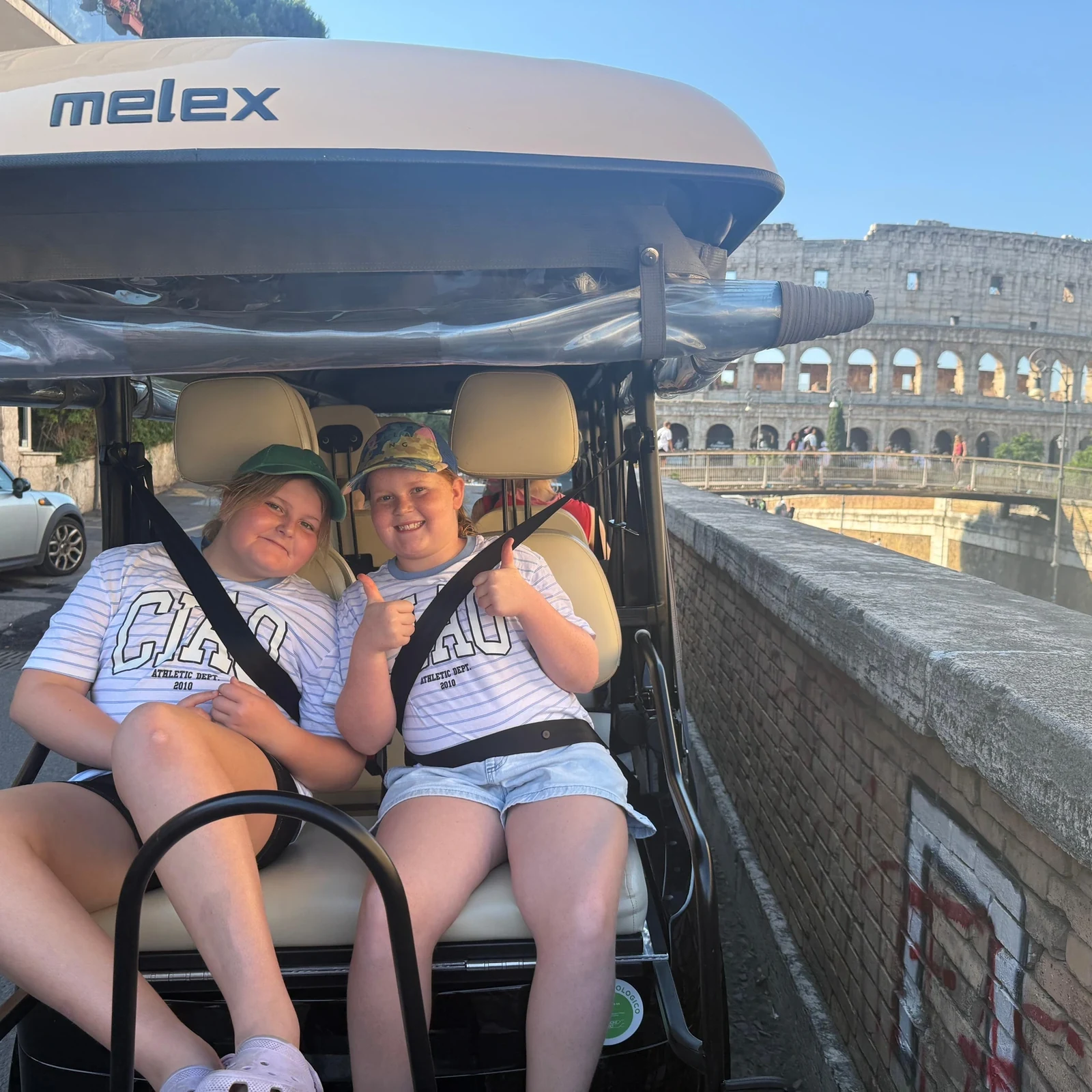 Golfcart-Tour durch Rom mit handwerklichem Gelato