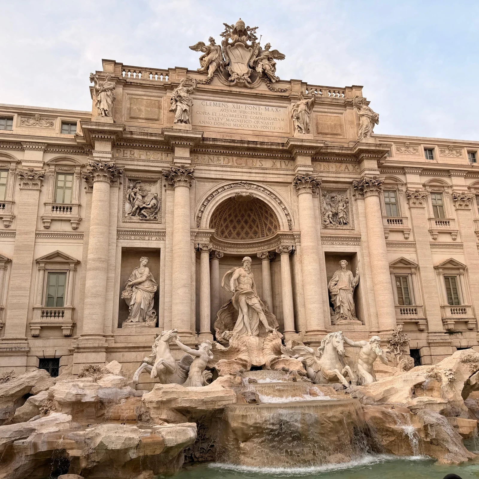 Visite guidée de la fontaine de Trevi avec un guide local