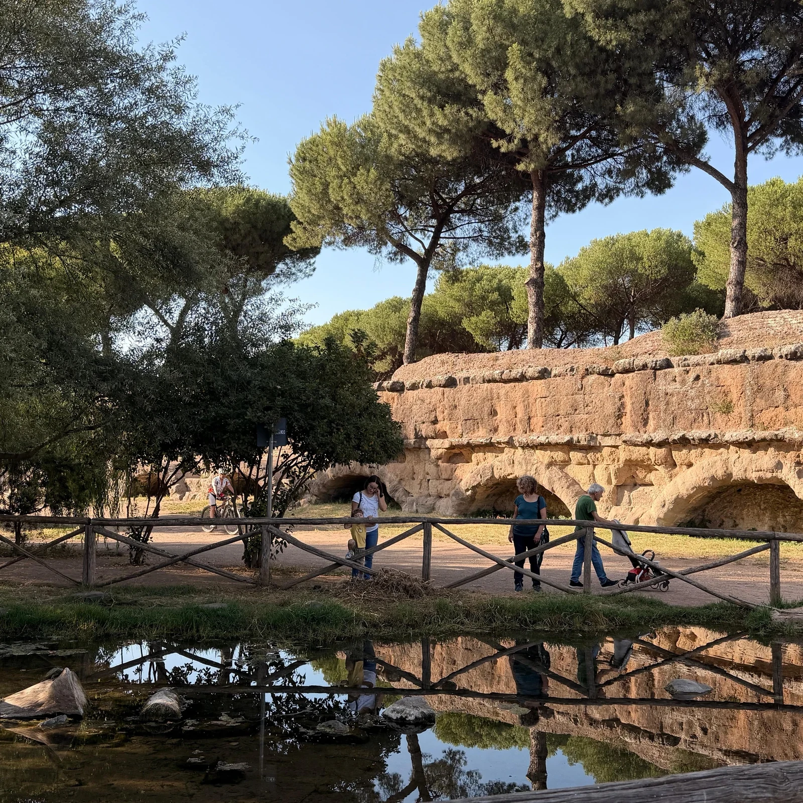 Circuit en e-bike sur la Via Appia à Rome et Parc des Aqueducs