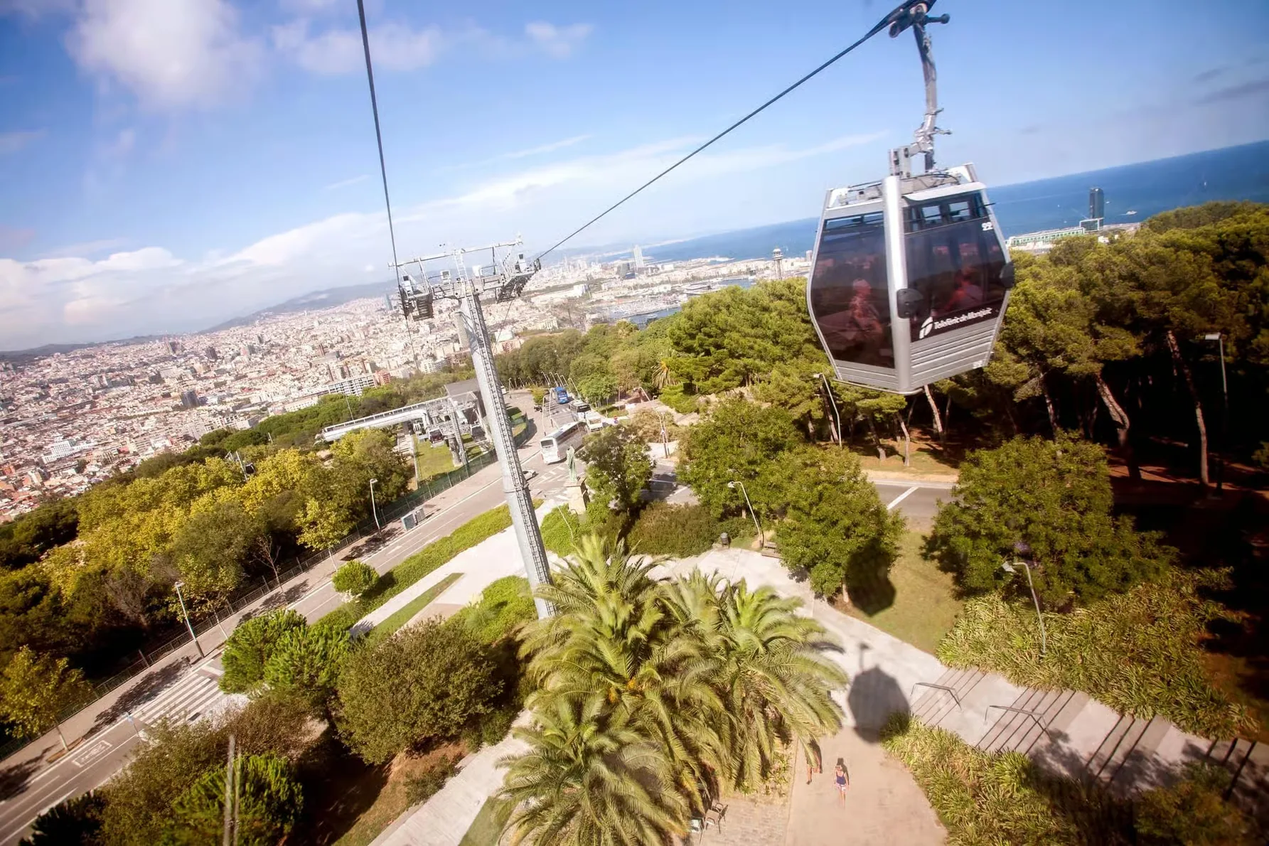Barcelona: ticket de ida y vuelta para el Teleférico de Montjuïc