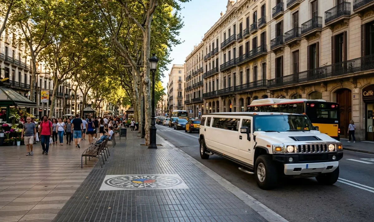 Barcelona Limousine Tour with Camp Nou and La Rambla