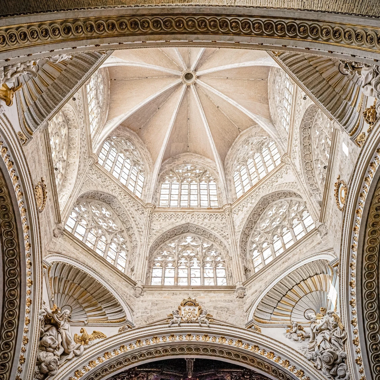 Führung durch Kathedrale Valencia, San Nicolás und Seidenbörse