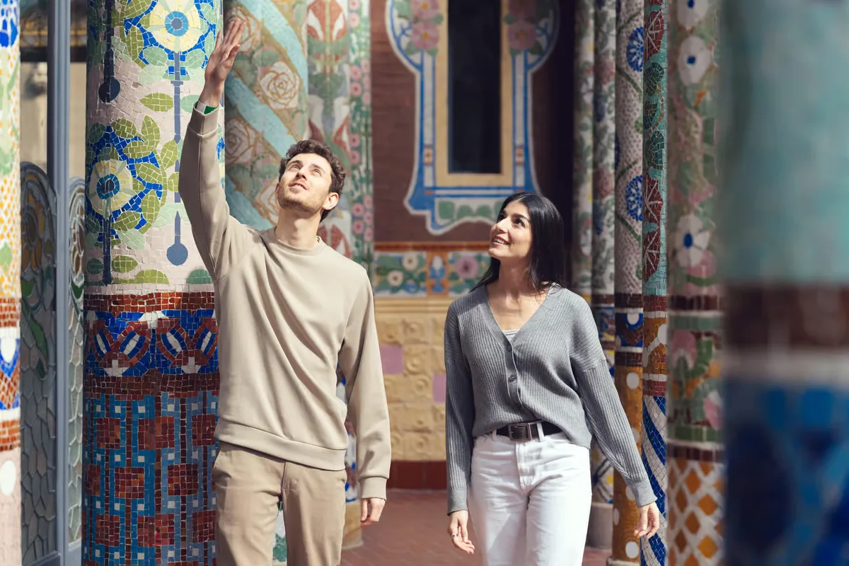 Entrada al Palau de la Música de Barcelona, a tu ritmo y sin colas