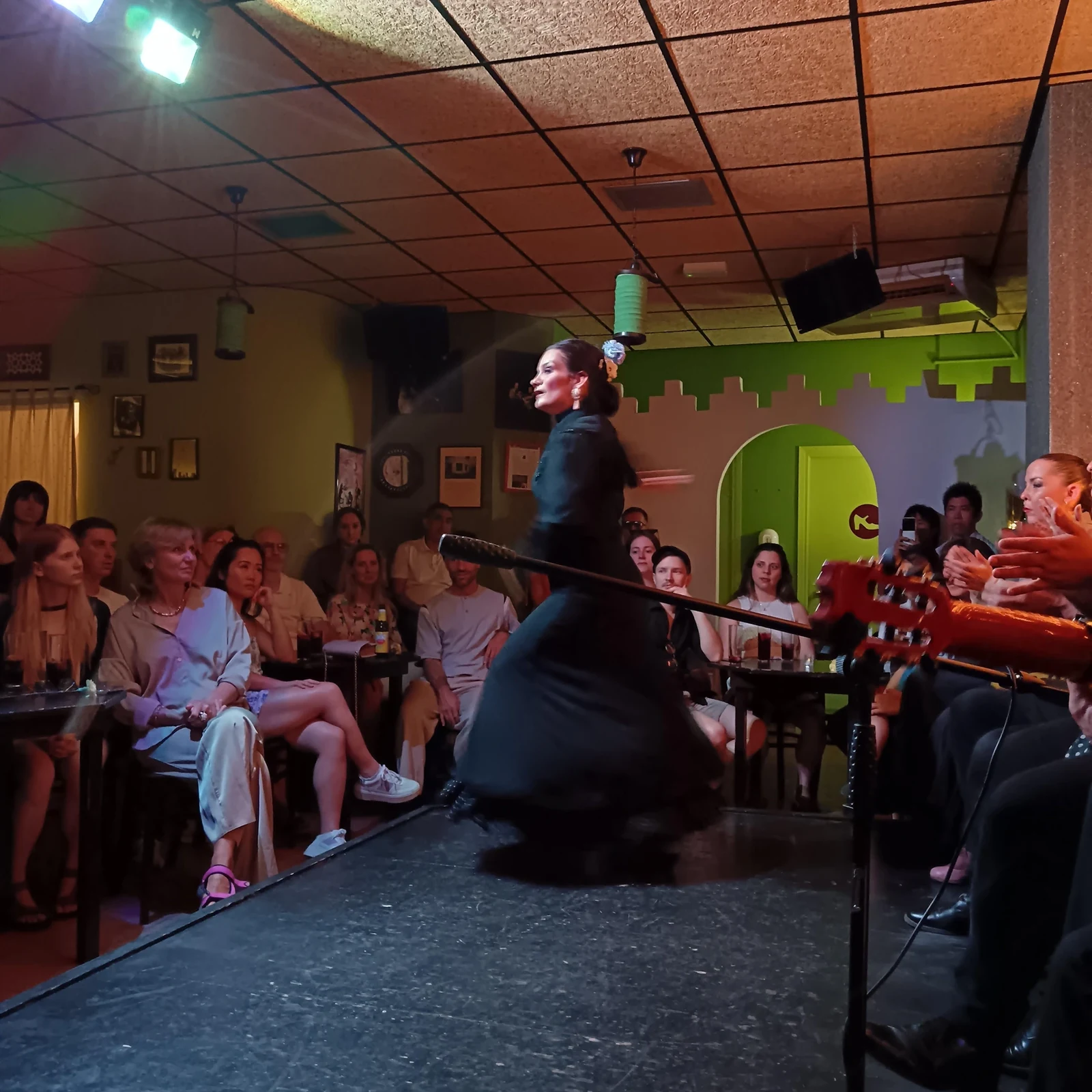 Flamenco-Show Café del Duende Valencia aus nächster Nähe
