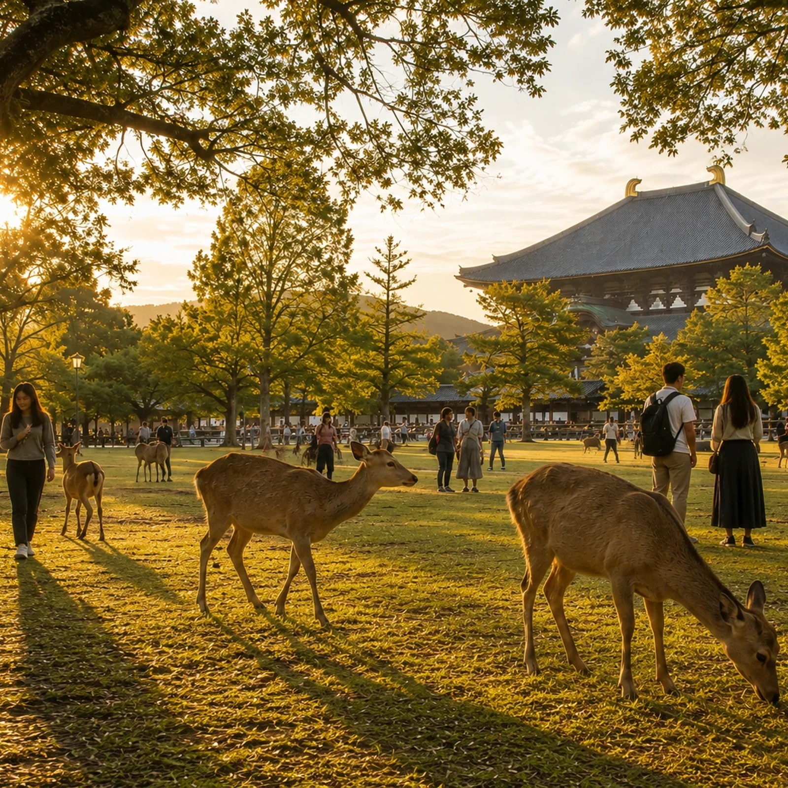 Visite guidée de Nara : Nara Park, Todai-ji et Naramachi