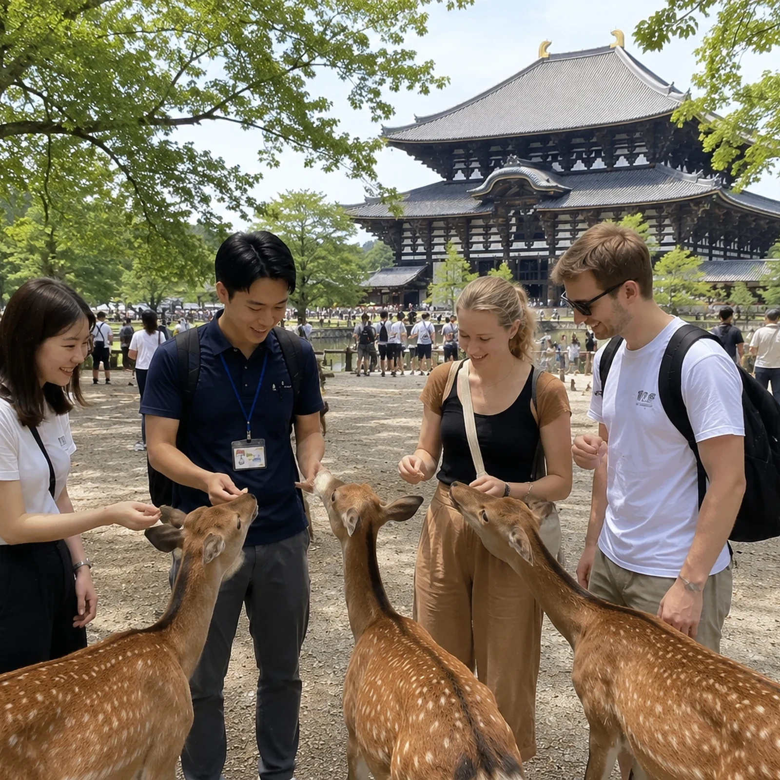 Visite guidée de Nara : Nara Park, Todai-ji et Naramachi