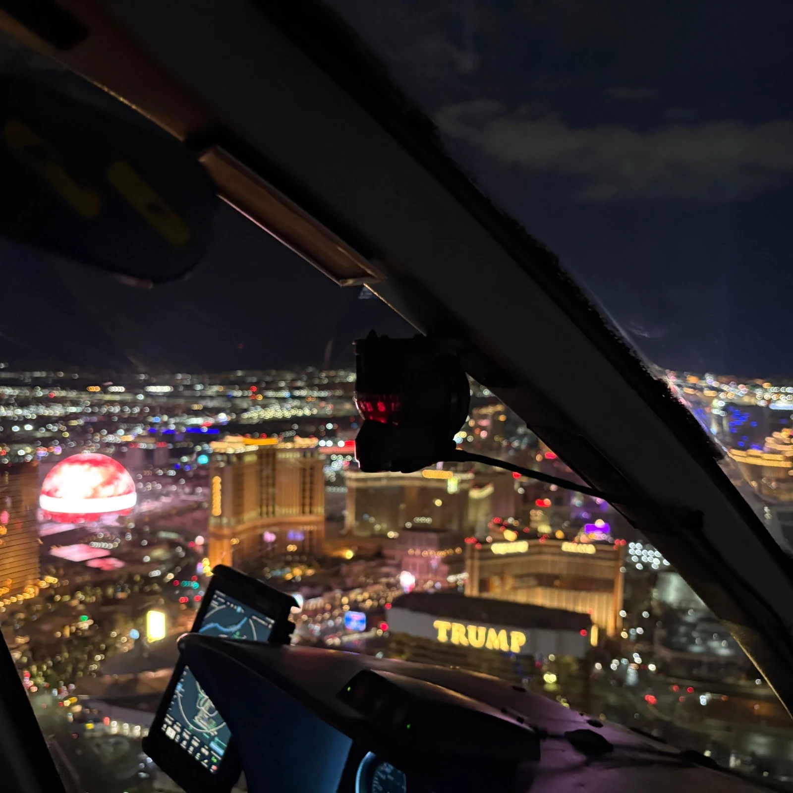 Vuelo nocturno en helicóptero por Las Vegas Strip