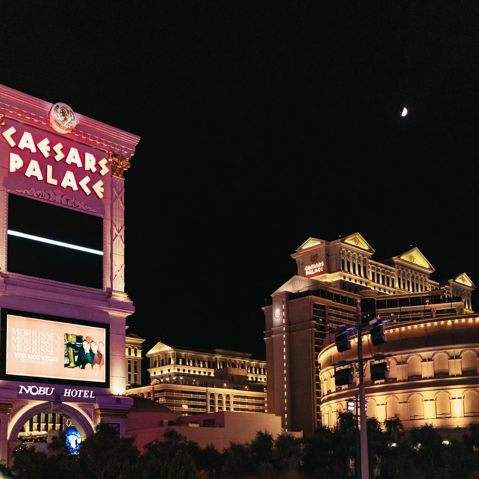 Tour nocturno por Las Vegas en autobús descapotable