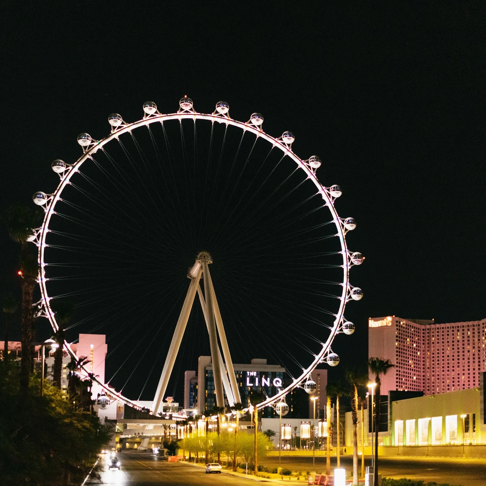 Visite nocturne de Las Vegas en bus décapotable