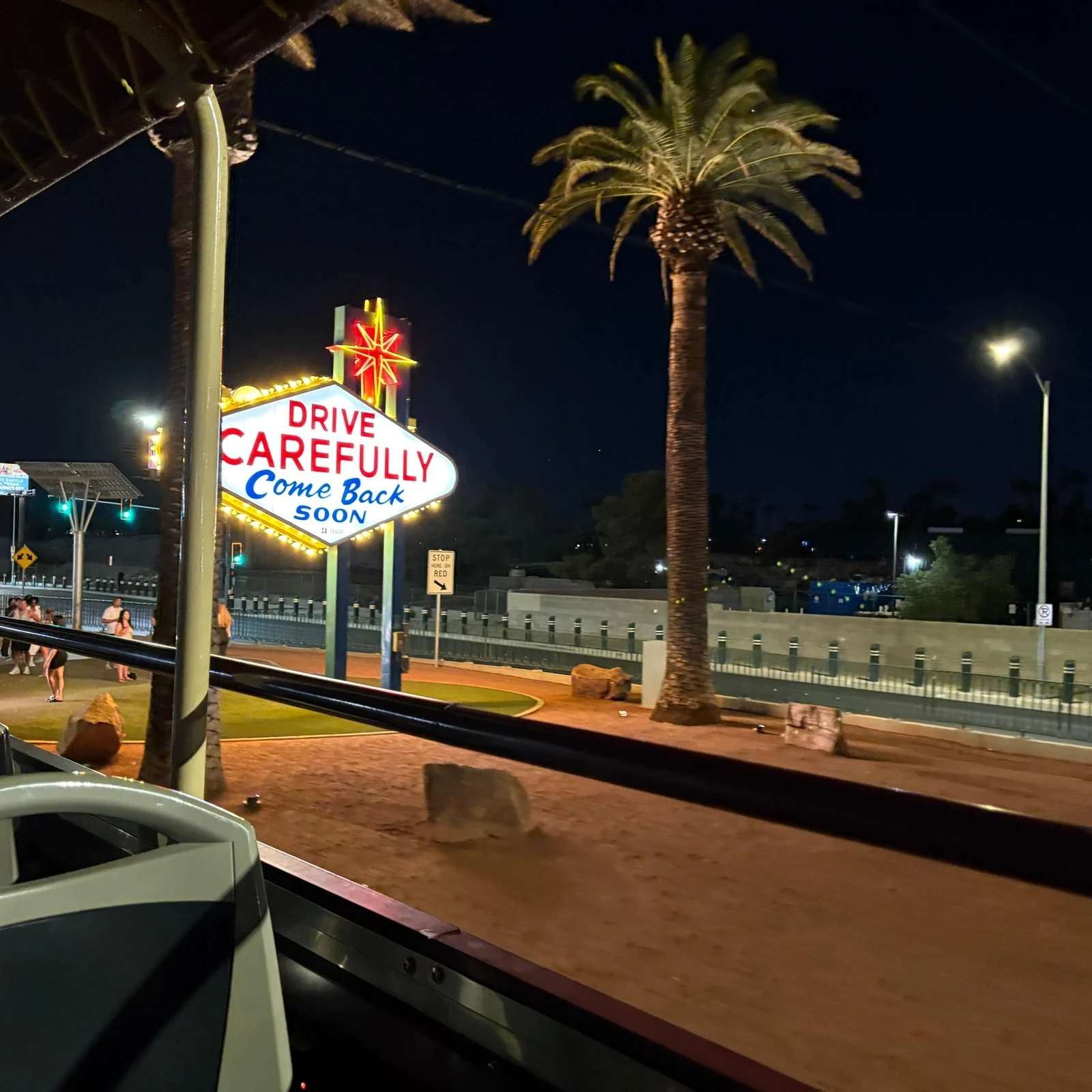 Visite nocturne de Las Vegas en bus décapotable