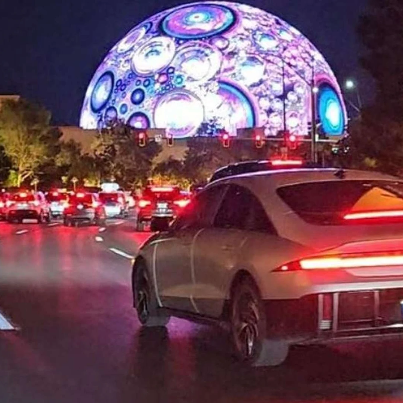Las Vegas night tour in your own electric vehicle