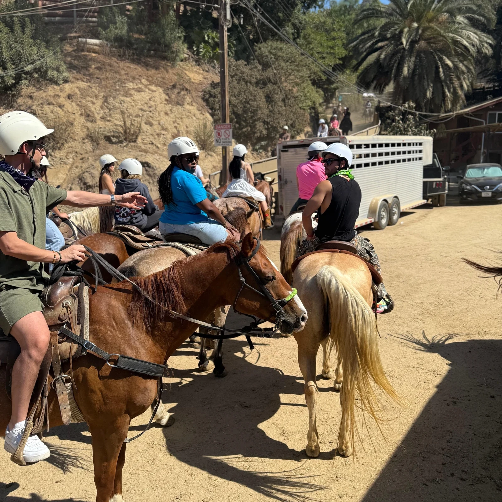 Balade à cheval Hollywood Los Angeles dans Griffith Park