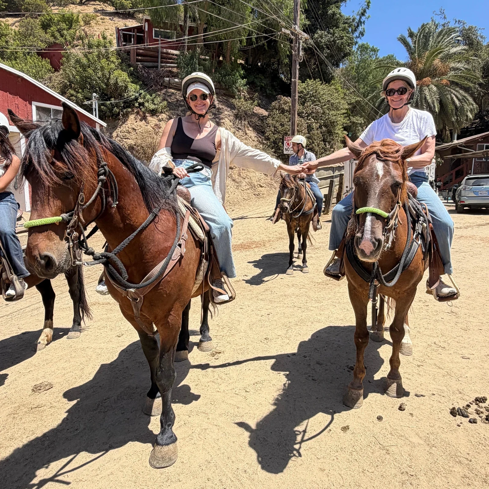 Balade à cheval Hollywood Los Angeles dans Griffith Park