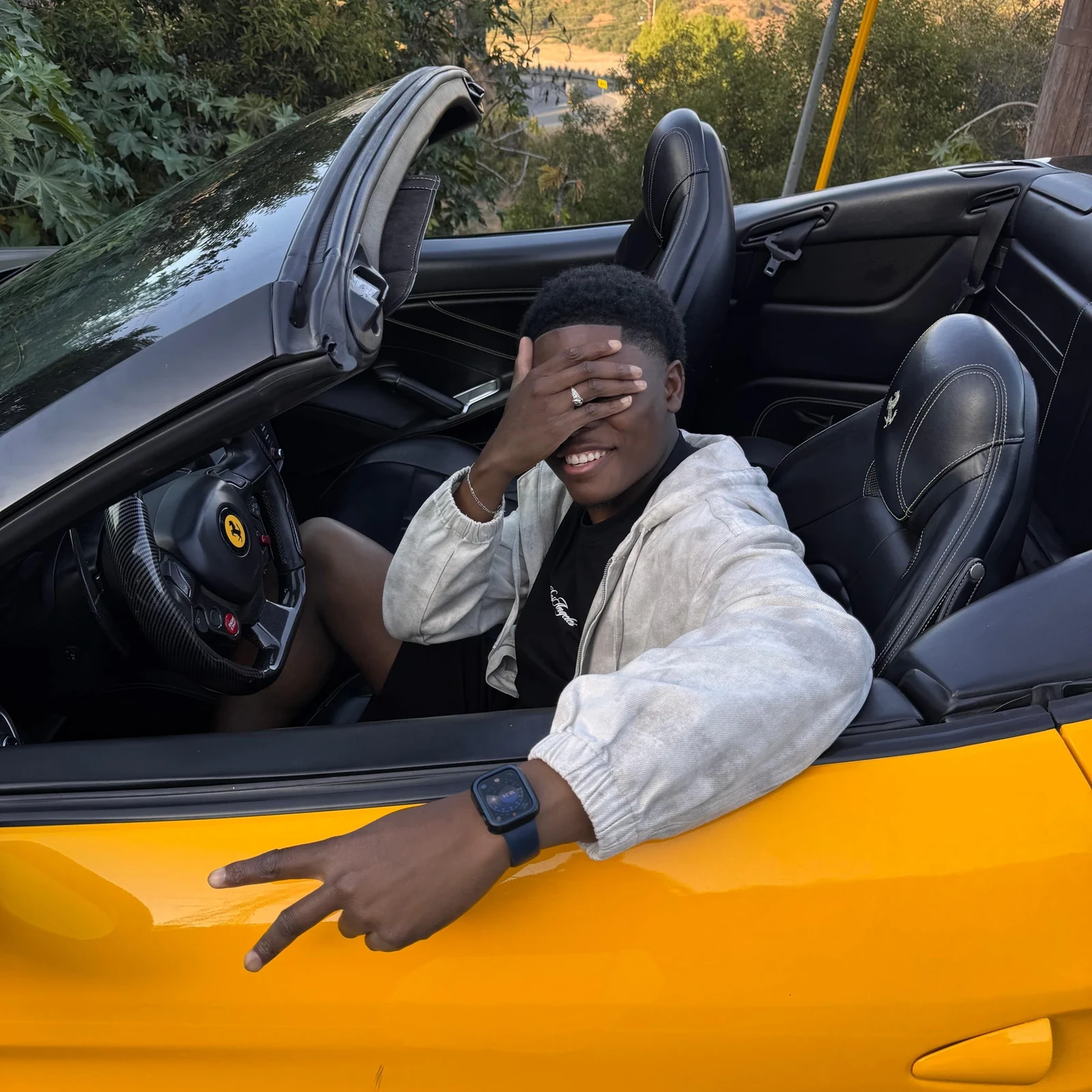Ferrari-Tour durch Hollywood im Ferrari California T