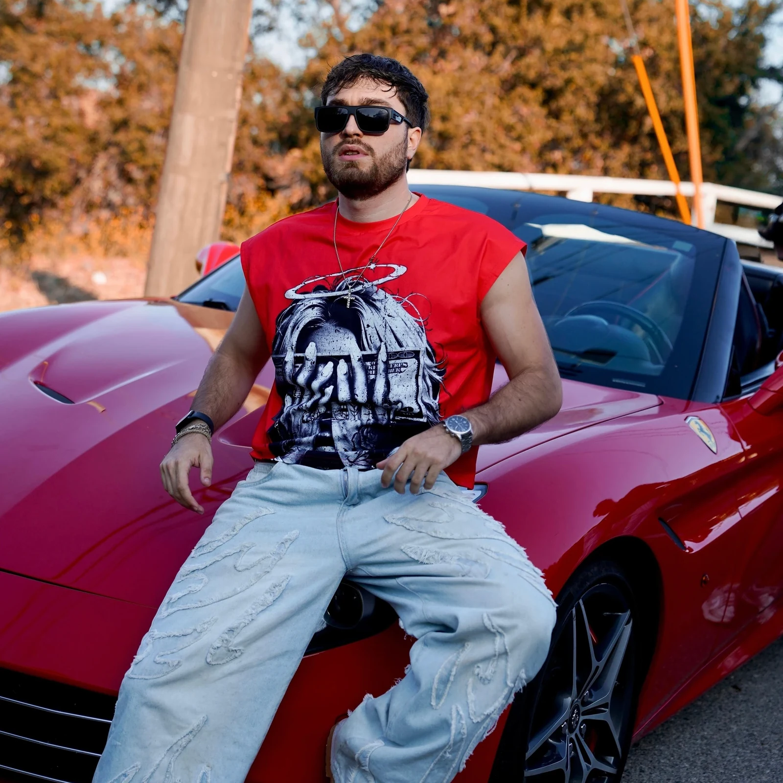 Ferrari-Tour durch Hollywood im Ferrari California T