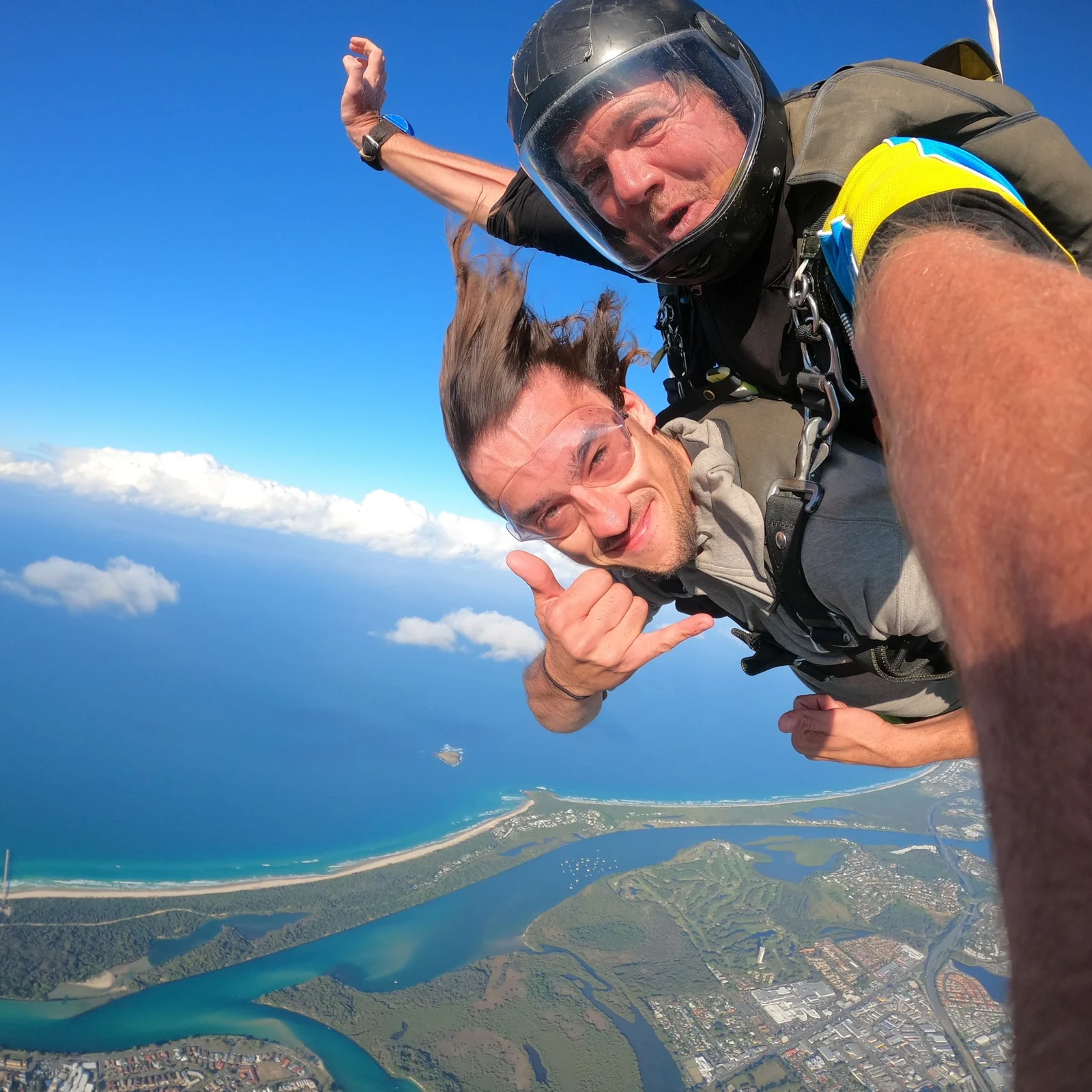 Saut en parachute tandem à Gold Coast depuis environ 12 000 pieds