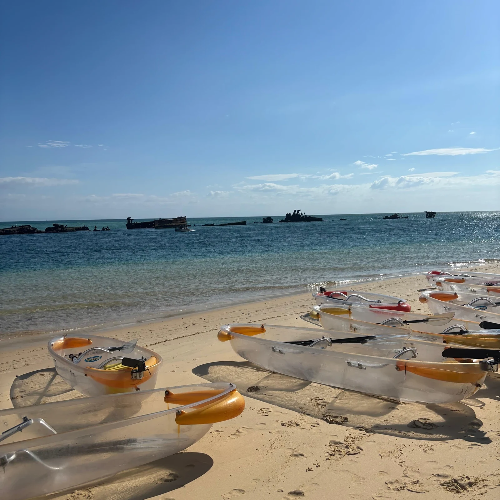 Excursion à Moreton Island depuis Gold Coast : kayak, snorkeling et sandboard