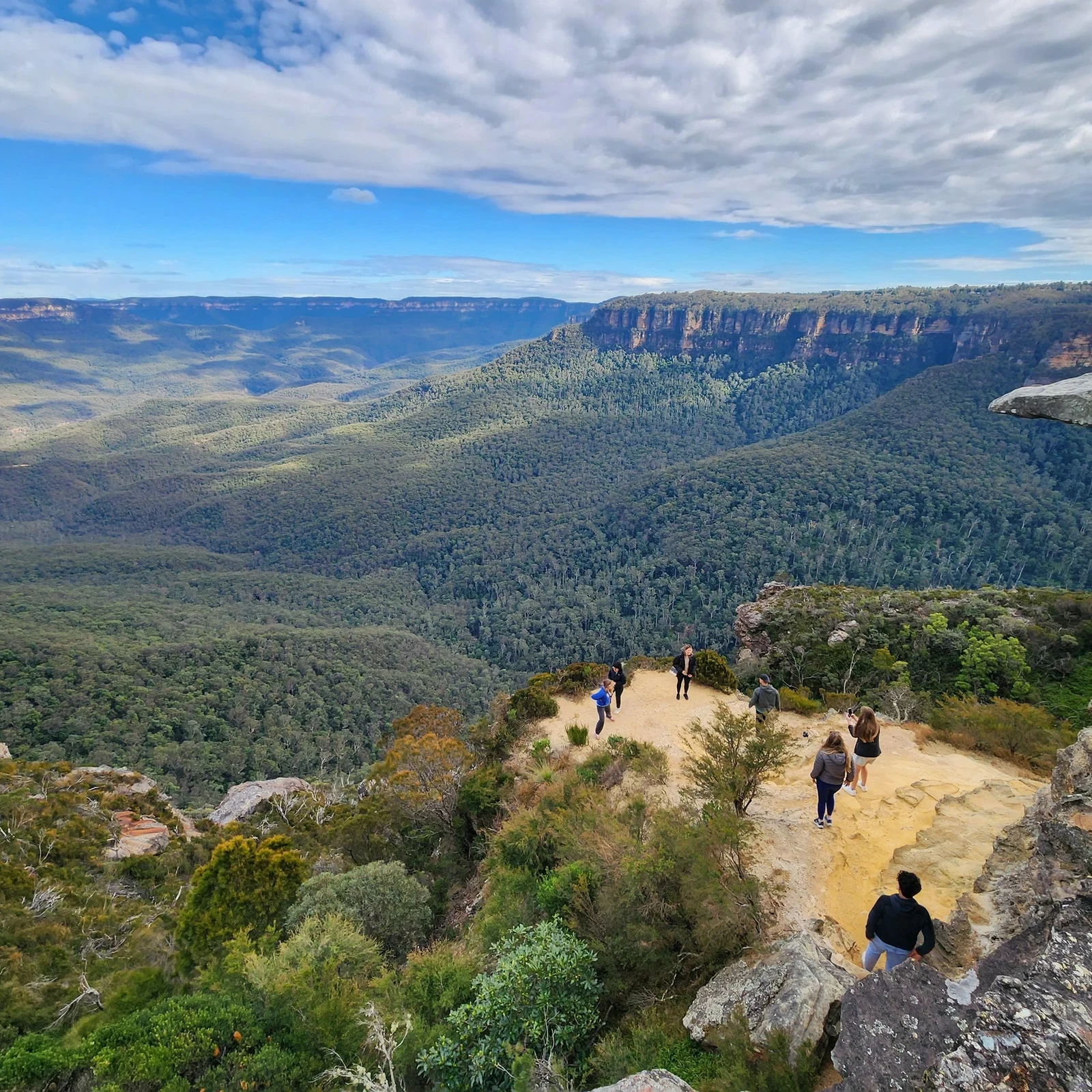 Blue Mountains Tour ab Sydney mit Wasserfällen, Wandern & Mittagessen