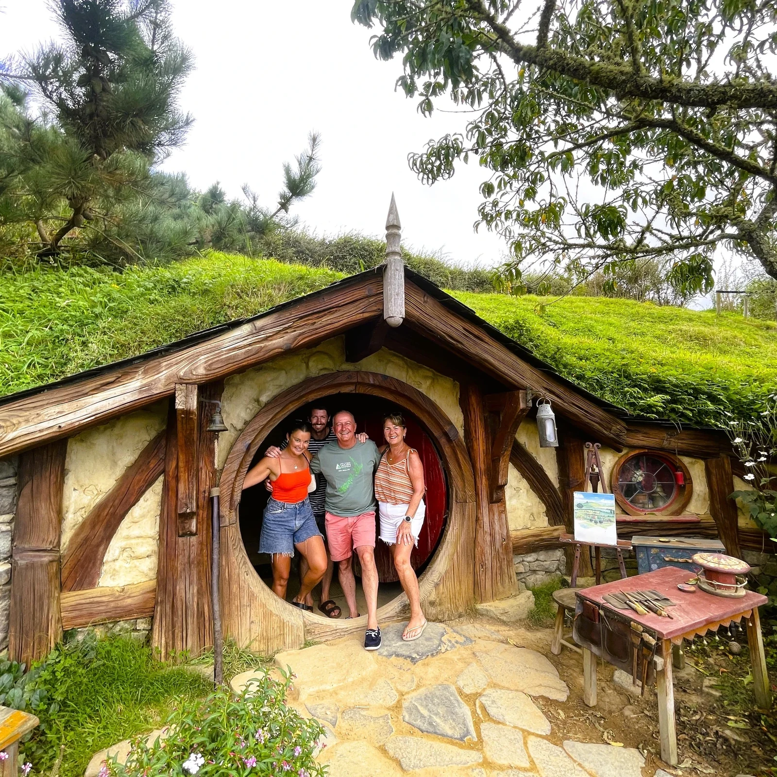 Hobbiton et Waitomo en une journée depuis Auckland