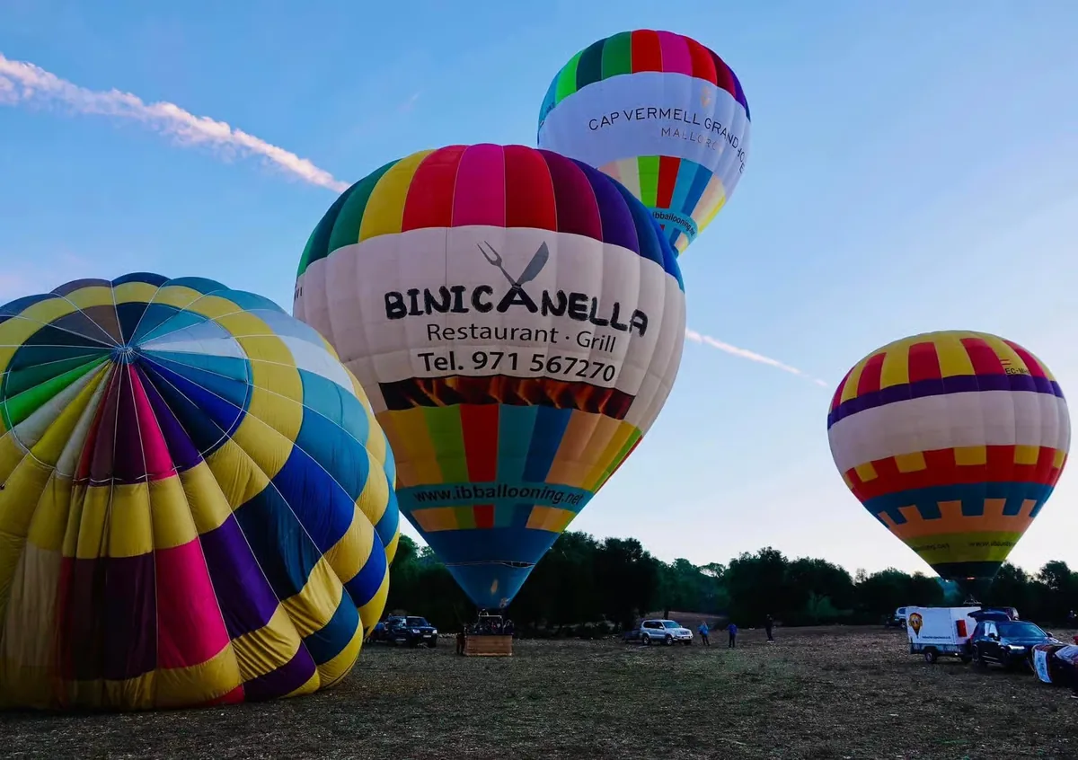 Private Heißluftballonfahrt auf Mallorca