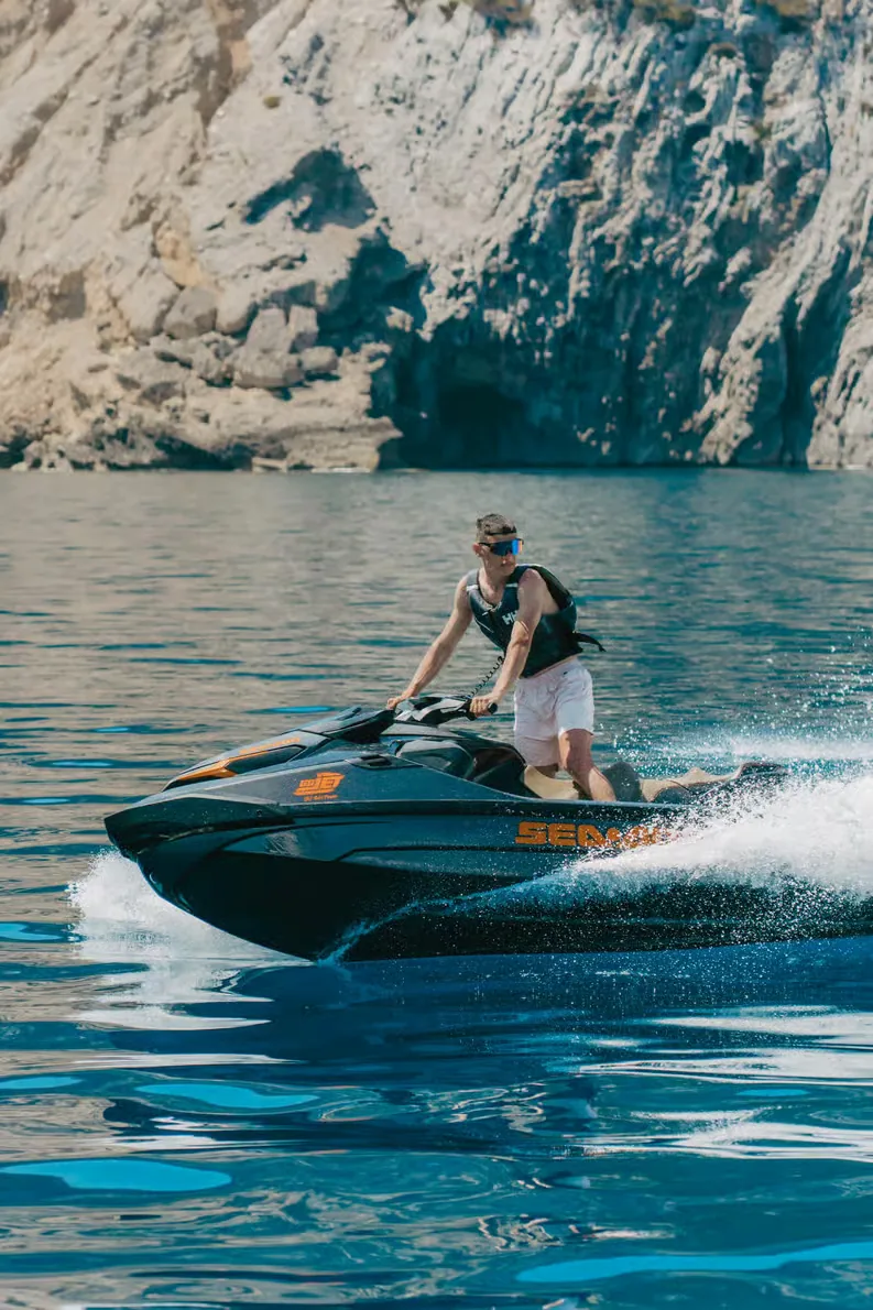 Jet ski à Alcudia dans la baie avec photos